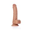 Dildo with Balls and Suction Cup - 6''/ 15.5 cm - tan