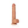 Dildo with Balls and Suction Cup - 12''/ 30.5 cm - tan