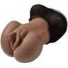 Pussy and Breasts Realistic Hand Stroker - Brown