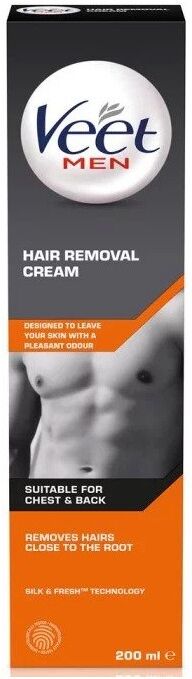 Veet Hair Removal Cream For Men Normal Skin 200 ml Haarverwijderaar