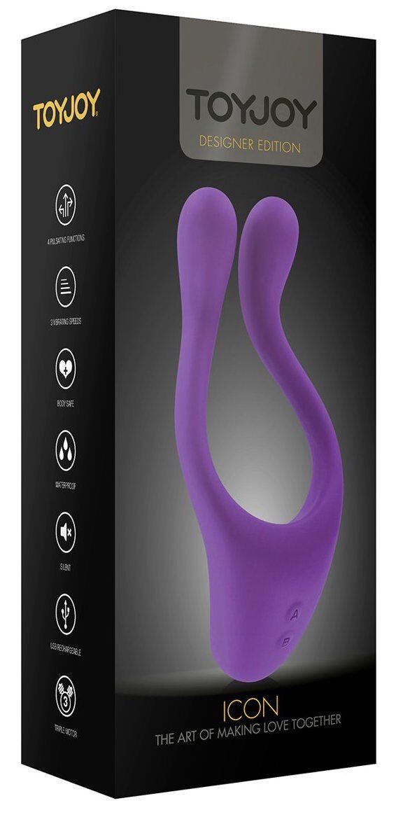Toyjoy Icon Couples Stimulator Purple