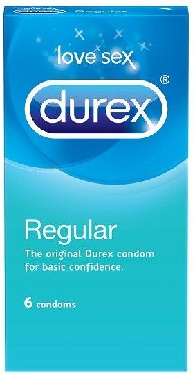 Durex Regular 6 stk Kondomer