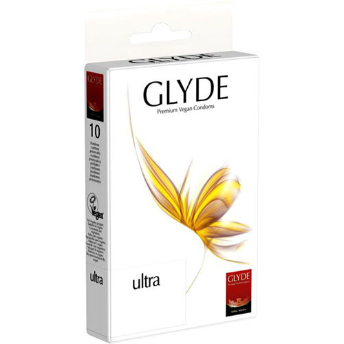 Glyde Vegan Kondomer Naturgummi Ultra - 1 Pakke