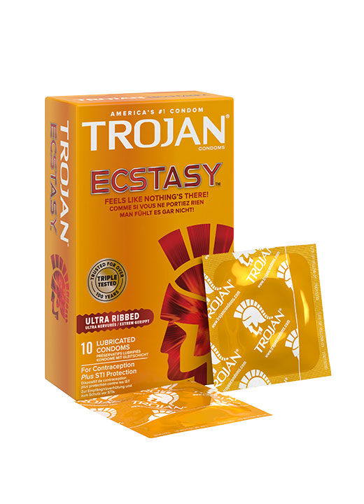 Kondomer Trojan Ecstasy 10 pk