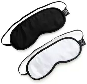 Fifty Shades of Grey - Soft Blindfold - Twin Pack