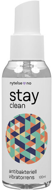 Stay fra Nytelse.no Stay Clean Antibakteriell Vibratorrens 100 Ml