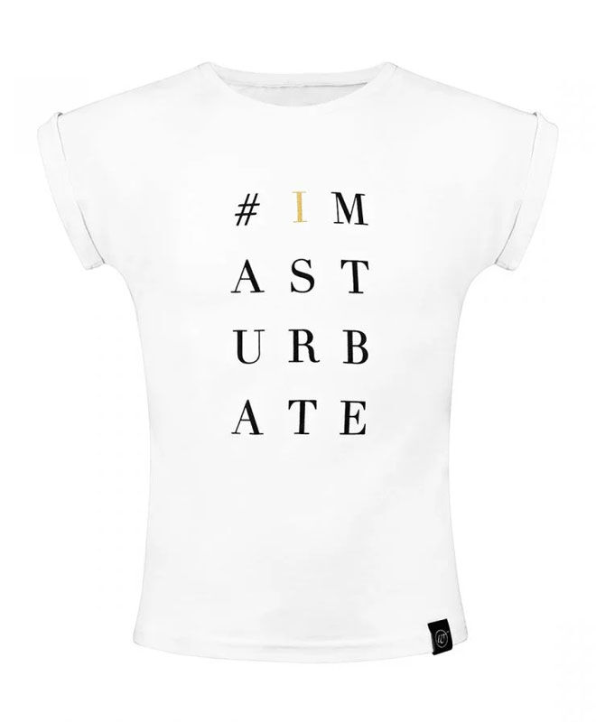 I Masturbate T-Skjorte - Small