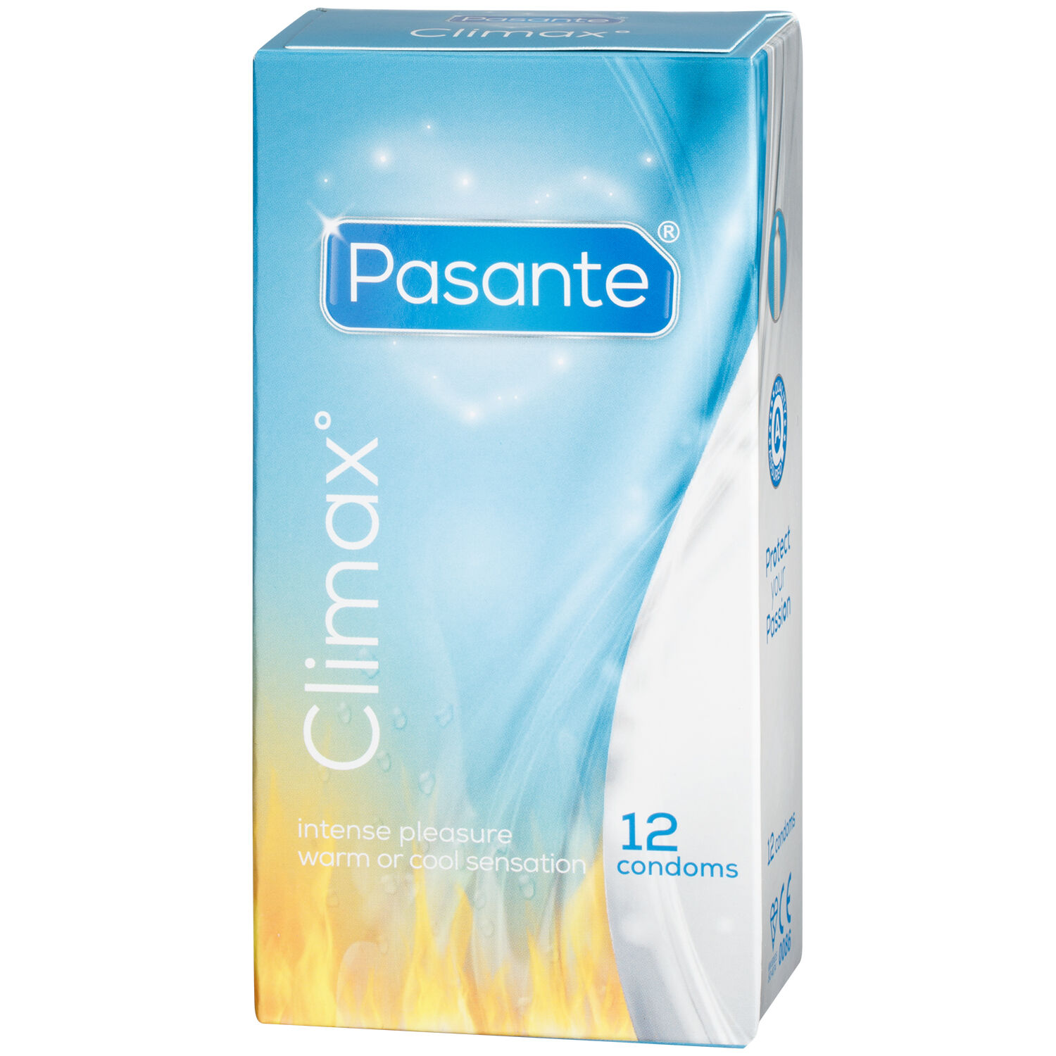 Pasante Climax Warming & Cooling Kondomer 12 stk.
