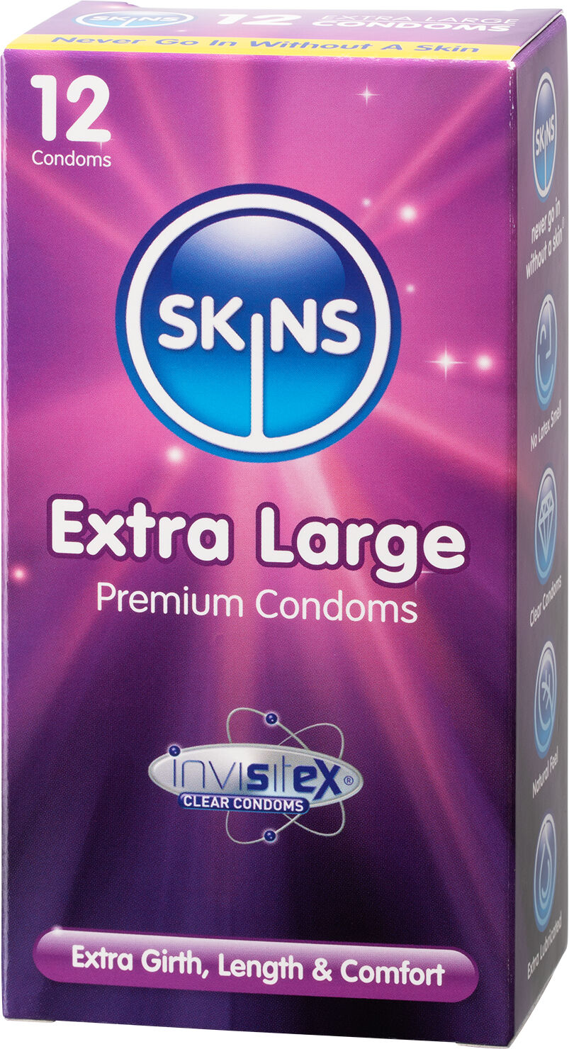 Skins Extra Large Kondomer 12 stk.