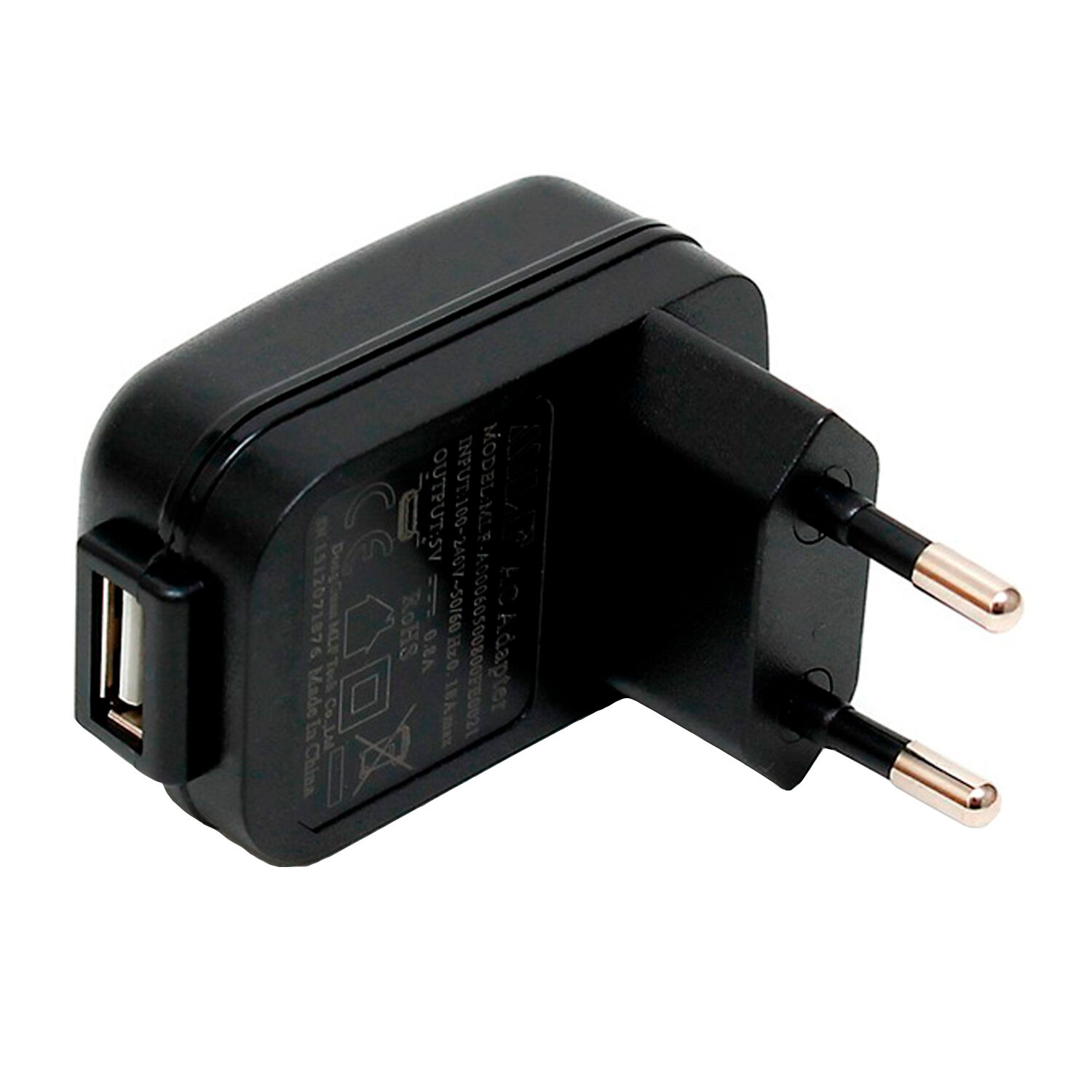 Mixed Rimba USB til EU AC Adapter