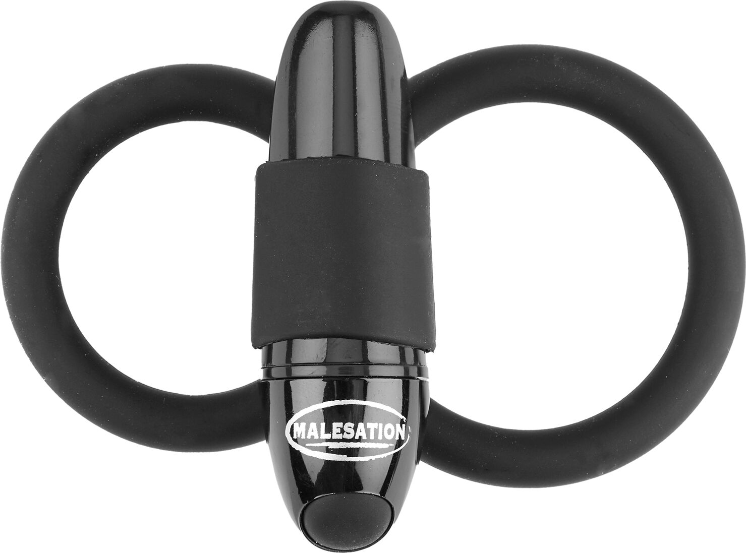 Malesation Dobbel Penisring med Vibrator