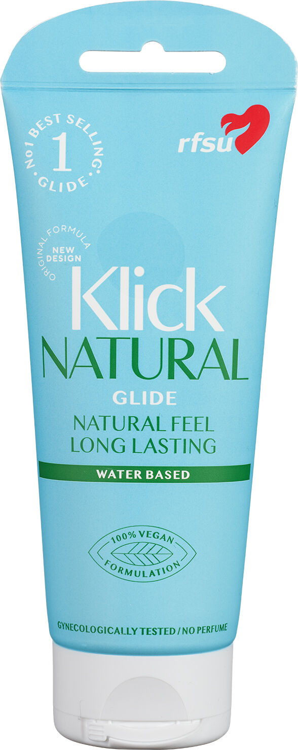 RFSU Klick Natural Glide Vannbasert Glidemiddel 100 ml