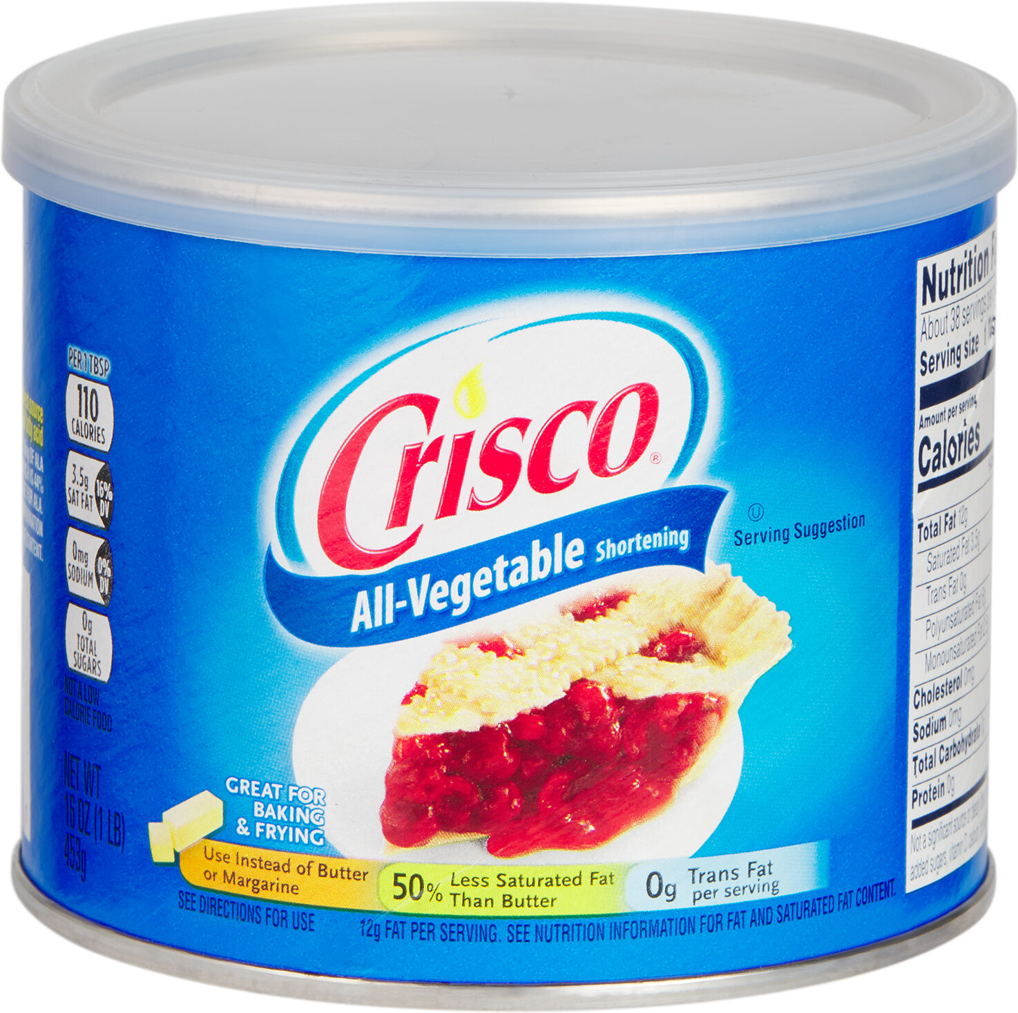 Crisco Oljebasert Glidemiddel 453 g