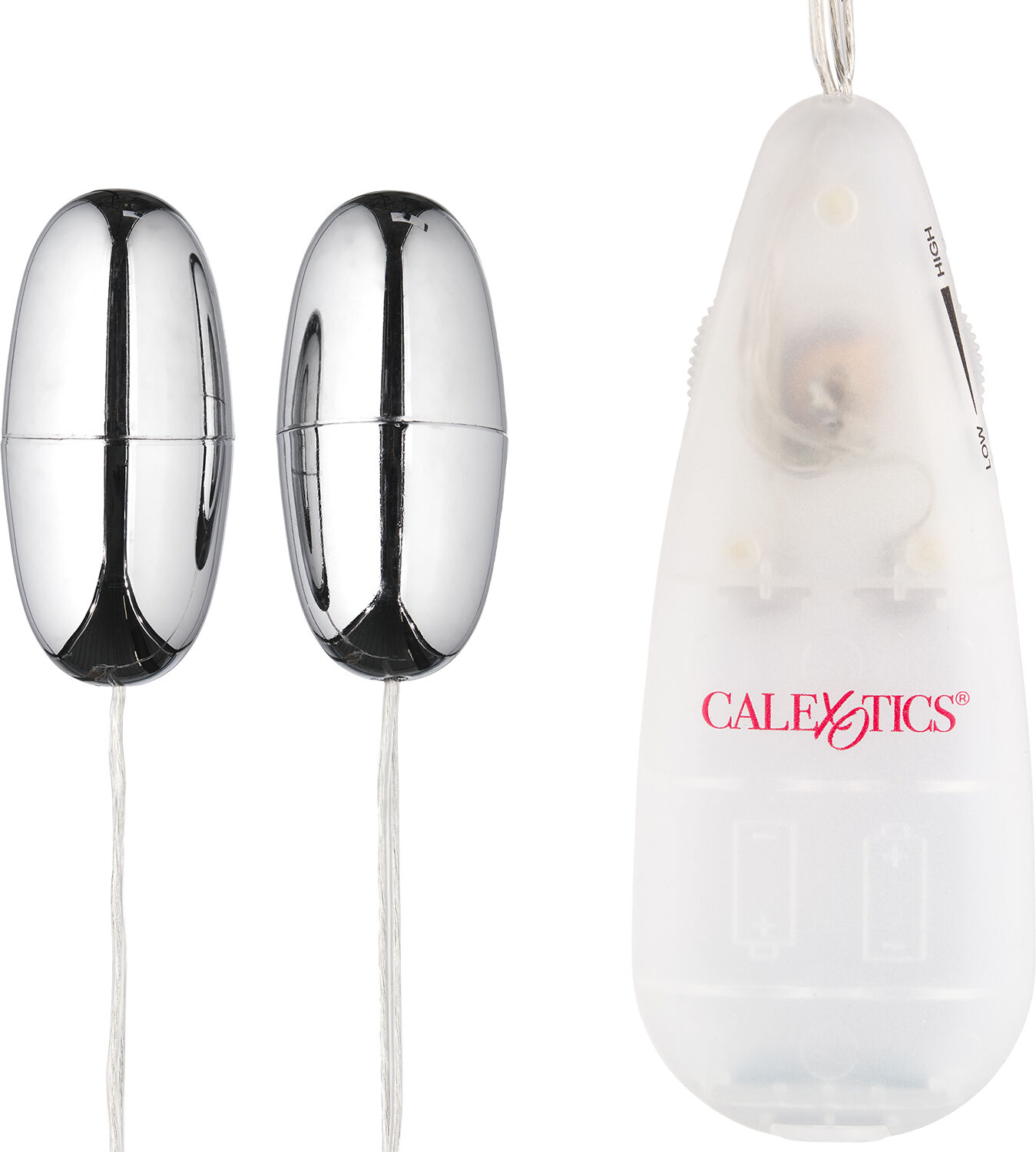 CalExotics Pocket Exotics Dobbelt Bullet Fjernbetjent Vibrator