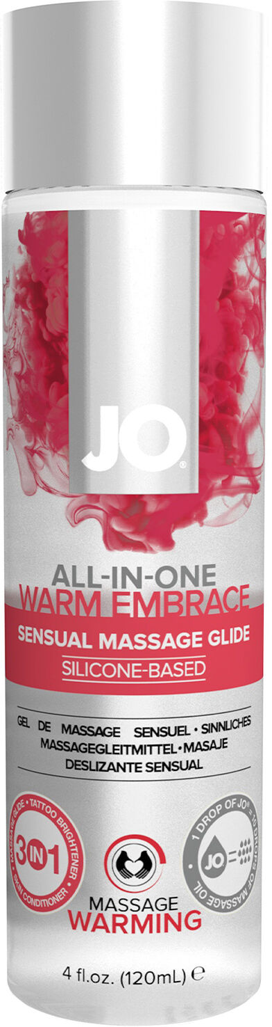 System JO All-in-One Varmende Massasje Olje 120 ml