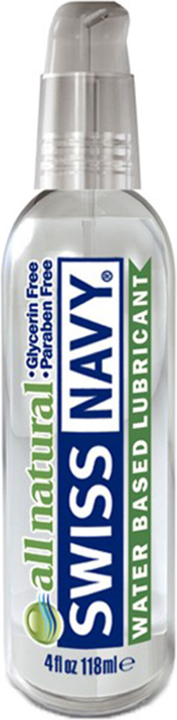 Swiss Navy All Natural Vannbasert Glidemiddel 118 ml