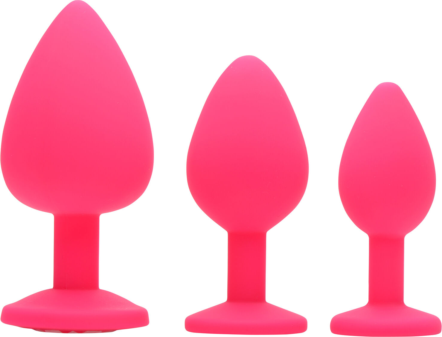 Frisky Pink Pleasure Buttplugg Sett