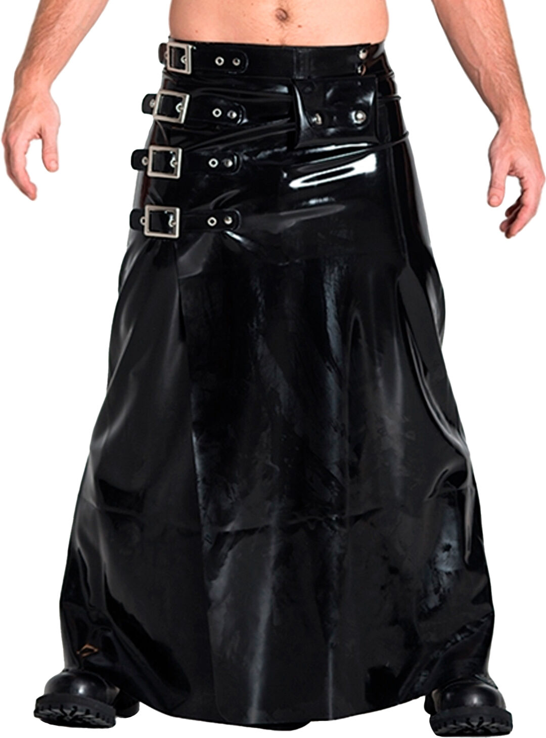 Mister B Rubber Buckle Skirt Lang