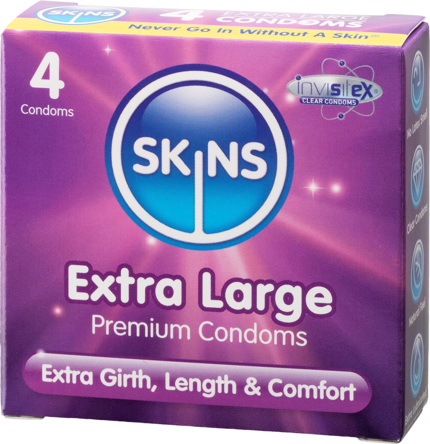 Skins Extra Large Kondomer 4 stk.