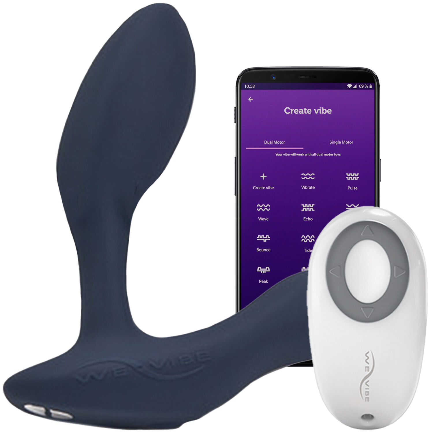 We-Vibe Prostata Massager med fjernkontroll og app