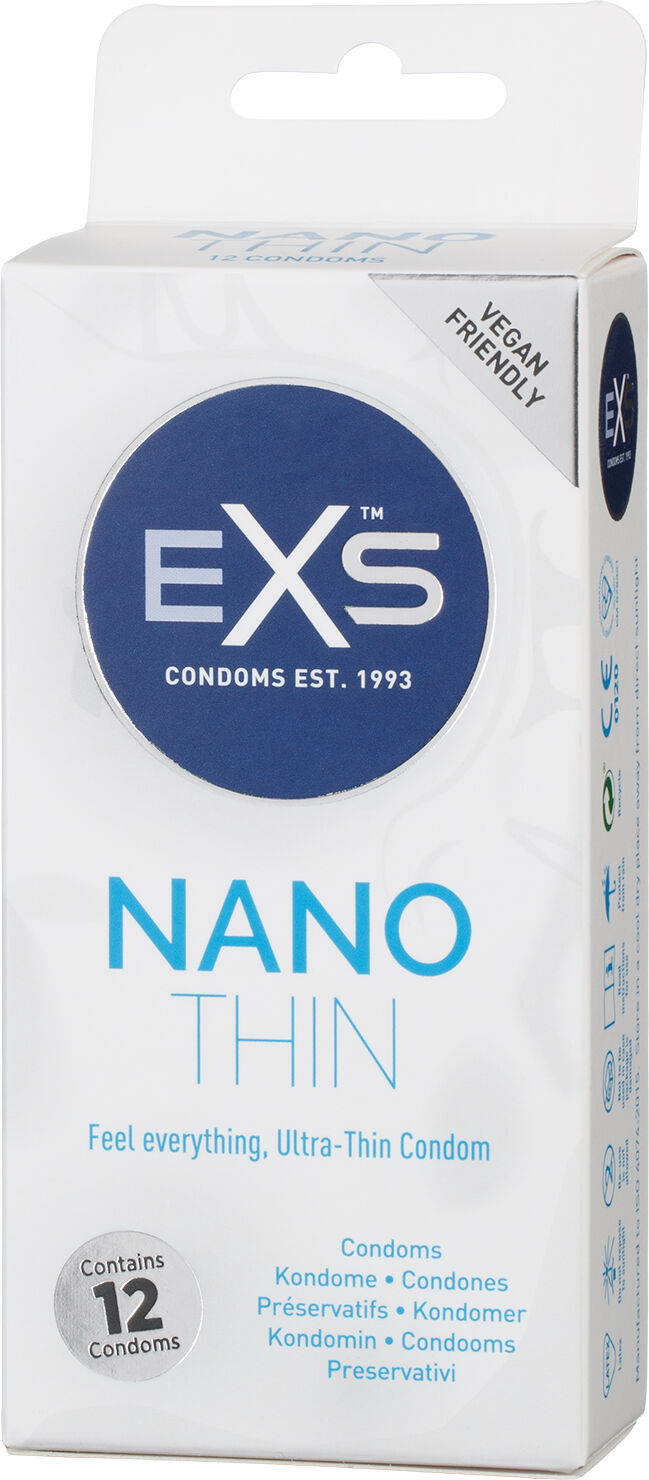 EXS Nano Thin Kondomer 12 stk