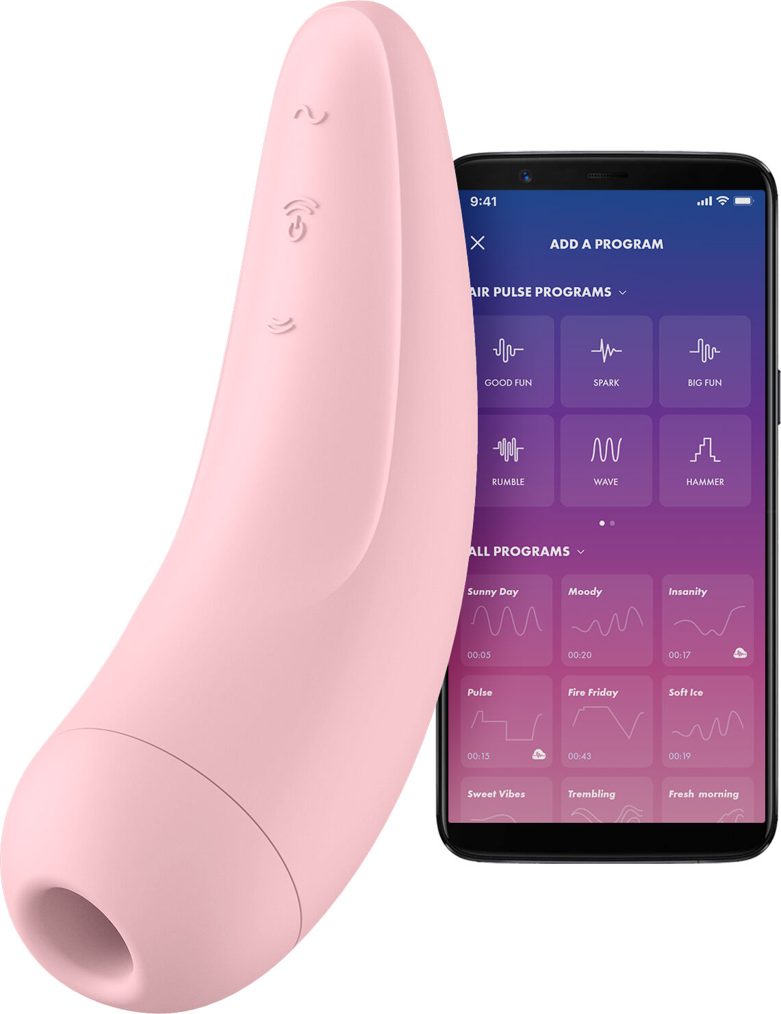 Satisfyer Curvy 2+ App-Styrt Klitorisstimulator