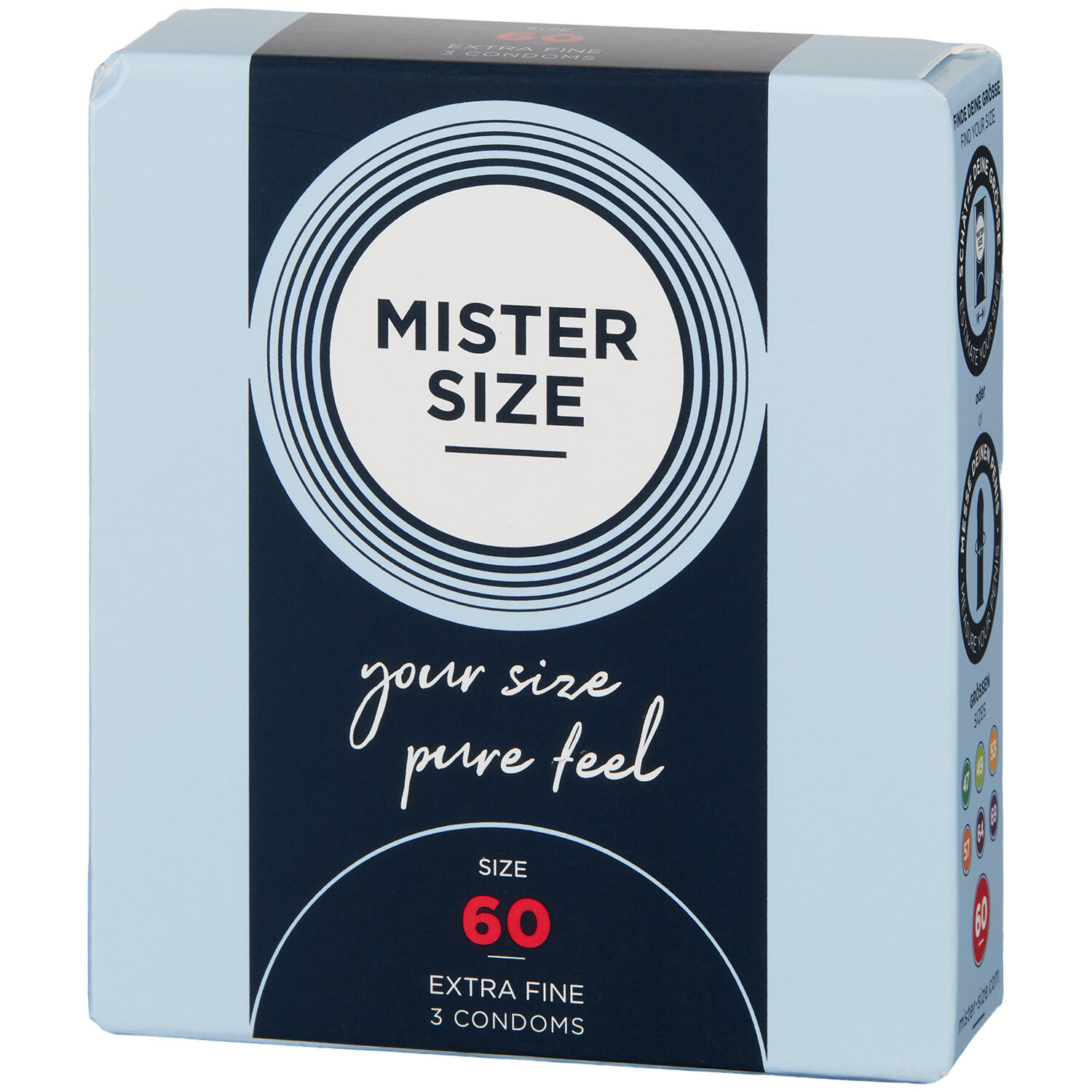 Mister Size PureFeel Kondomer 3 stk