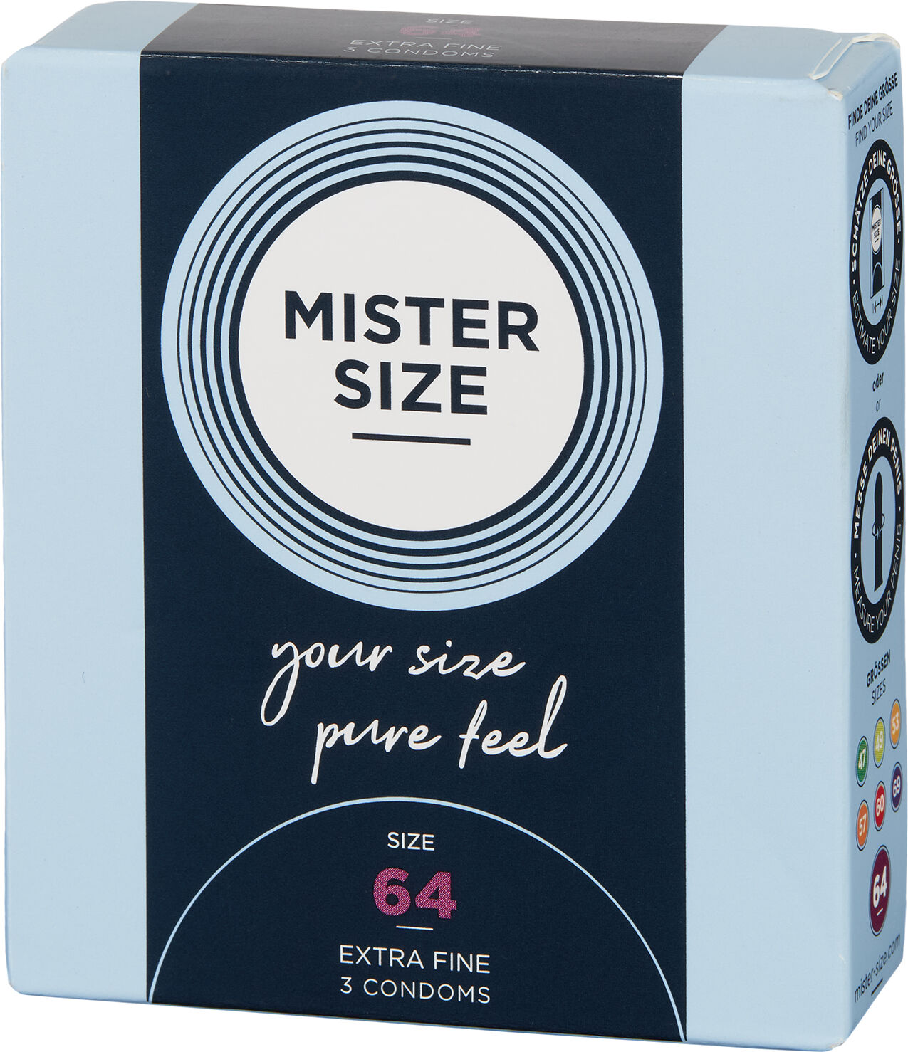 Mister Size PureFeel Kondomer 3 stk