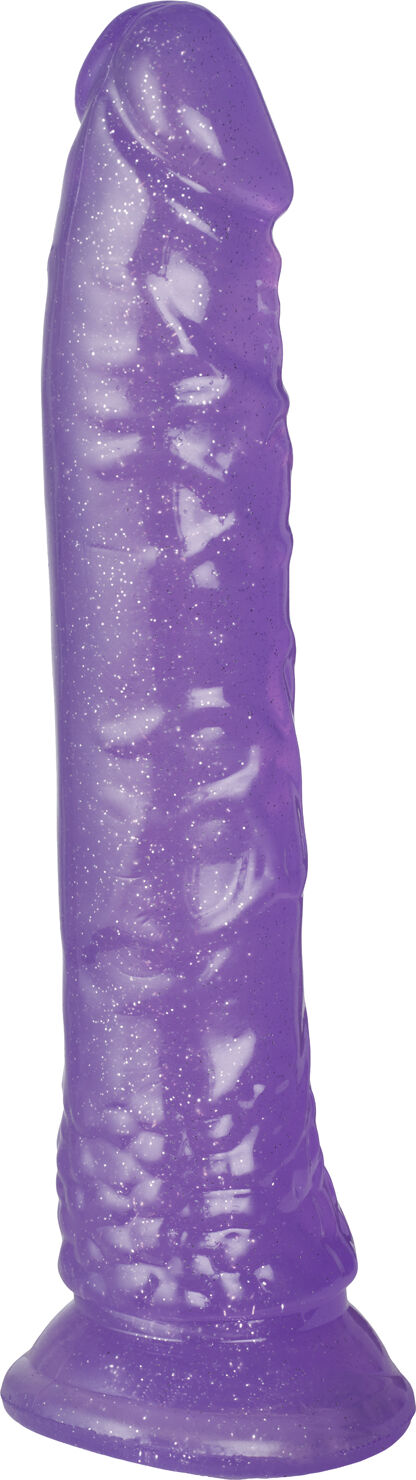 Baseks Lilla Glitterdildo 20,5 cm.