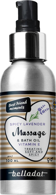 Belladot Spicy Lavender Massage & Bath Oil 100 Ml