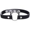 Master Series Wąski choker Kinky Kitty Ring – czarny