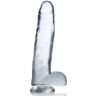 Przezroczyste Dildo Jock C-Thru – 31 cm