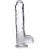 Przezroczyste dildo Jock C-Thru – 25 cm