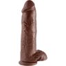 King Cock XL Dildo Z Kulkami - 32 cm