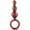 Anal Adventures Matrix - Beaded Loop Anal Plug - Miedź