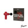 Teazers — pistolet do masażu — czerwony