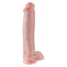 King Cock (US) Ogromne Dildo na Przyssawce King Cock 38cm Cielisty   100% ORYGINAŁ  DYSKRETNA PRZESYŁKA