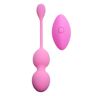 Boss Wibrujace Kulki Vibrating Kegel Balls 32mm 80g 10 Funkcji z Pilotem Różowy   100% ORYGINAŁ  DYSKRETNA PRZESYŁKA