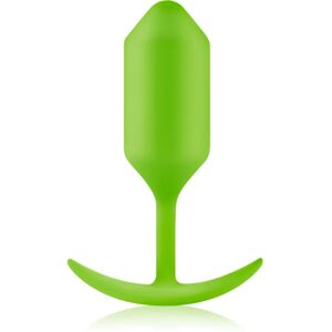 b-Vibe Snug Plug 3 butt plug green 12,9 cm