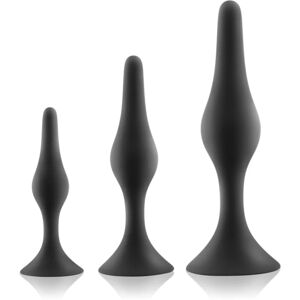 Blush Luxe Beginner set of anal plugs black