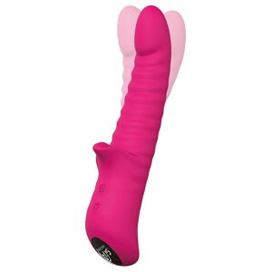 Dream Toys Honey Bear vibrator with clitoral stimulator Magenta 21,2 cm