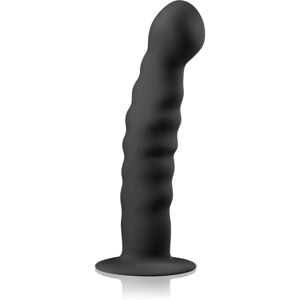 EasyToys Ribbed Dong anal dildo black 14,5 cm