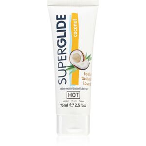 HOT Superglide lubricant gel flavoured Coconut 75 ml