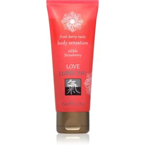 HOT Shiatsu Love lubricant gel flavoured Strawberry 75 ml