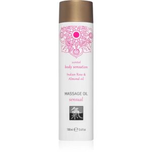 HOT Shiatsu massage body oil Indian Rose & Almond Oil Scented 100 ml