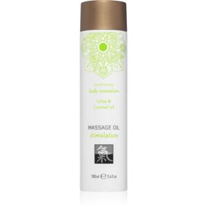 HOT Shiatsu massage body oil Stimulation Lotus & Coconut Oil 100 ml