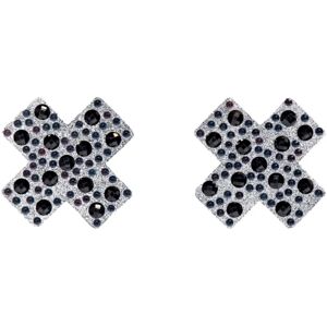 Leg Avenue Rhinestone nipple stickers Nipple Covers X Factor 2 pc