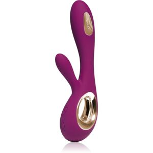 Lelo Soraya Wave vibrator with clitoral stimulator Deep Rose 21,5 cm