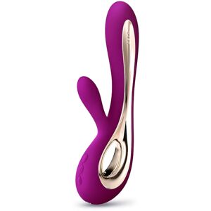Lelo Soraya 2 vibrator with clitoral stimulator Deep Rose 22 cm