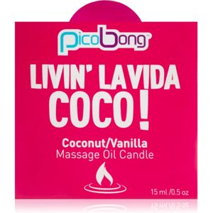 Pico Bong Massage Oil Candle Coconut & Vanilla massage candle 15 ml